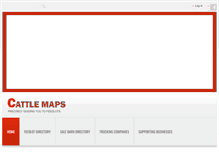 Tablet Screenshot of cattlemaps.com